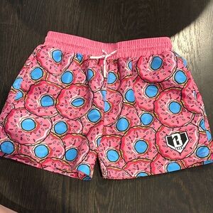 Baseball Lifestyle 101 Donut Swim Trunks - Slight smell of sunscreen